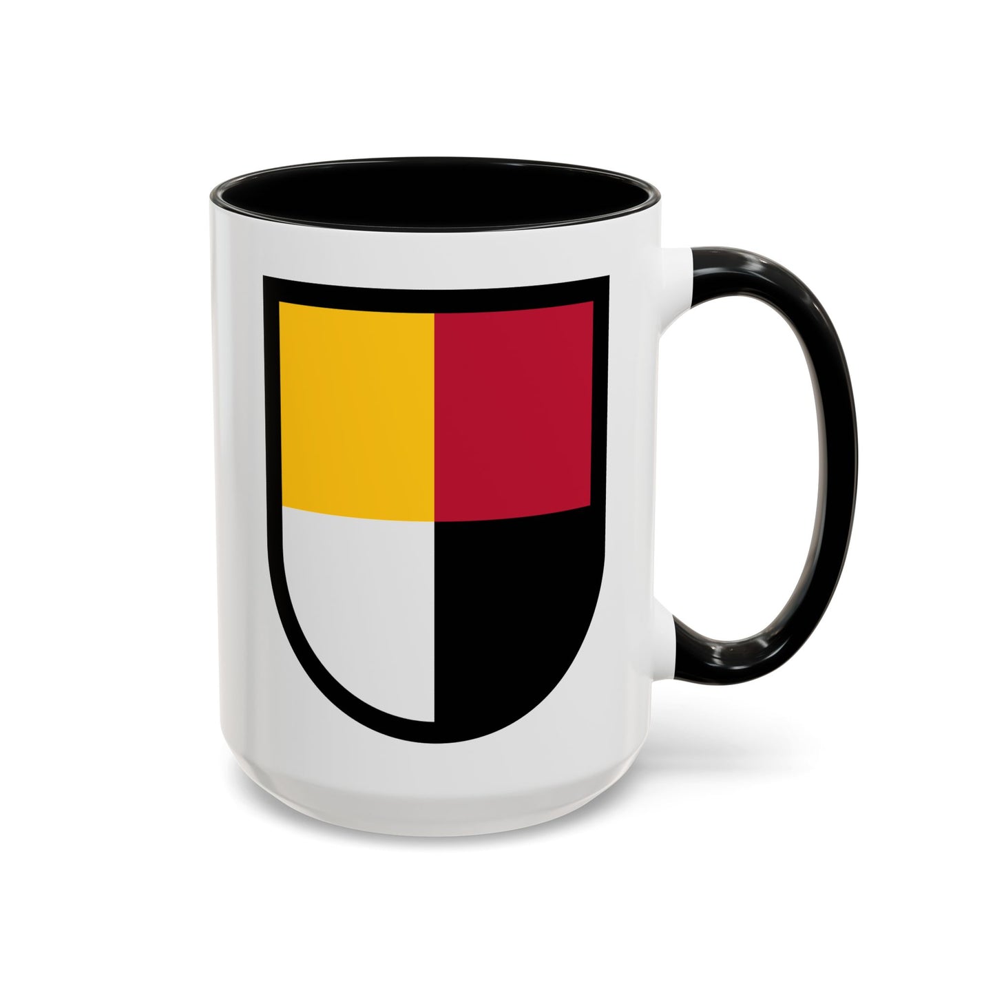 3rd Special Forces Beret Flash Coffee Mug - Double Sided Print, Black Accent White Ceramic, 15oz by TheGlassyLass.com