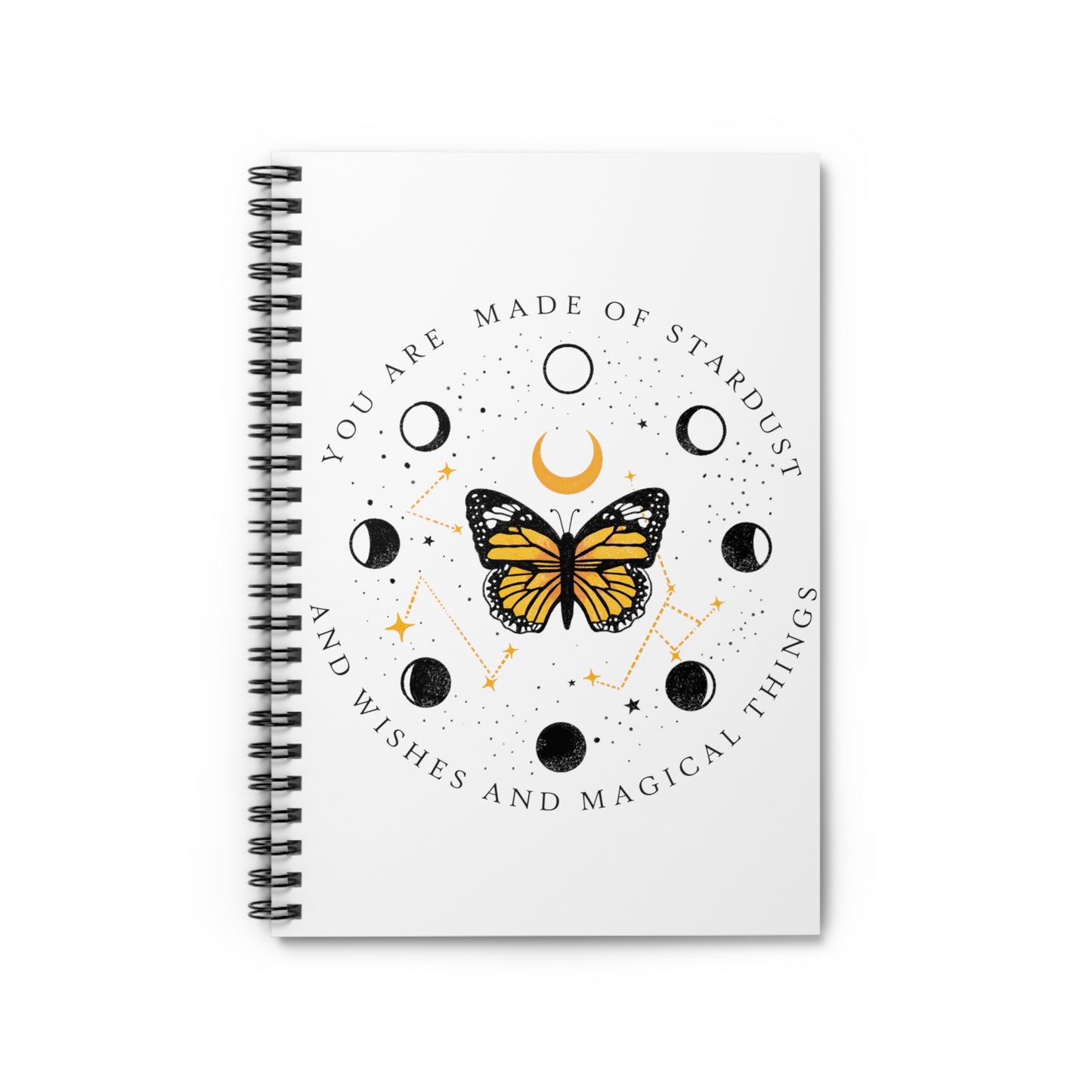 Made of Stardust: Spiral Notebook - Log Books - Journals - Diaries - and More Custom Printed by TheGlassyLass