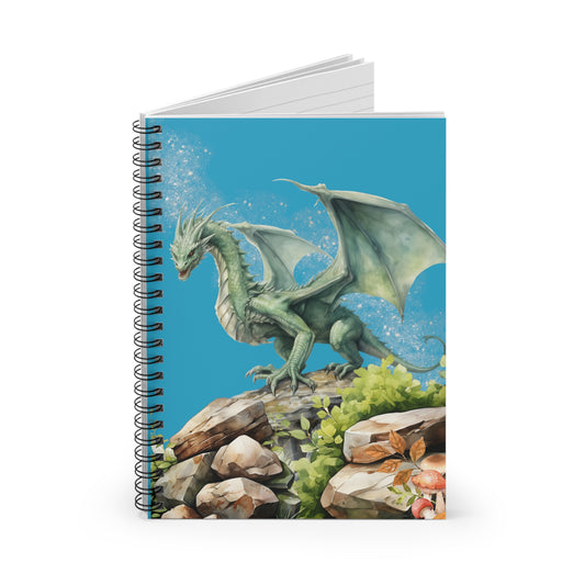 Clear Blue Skies Ahead: Spiral Notebook - Log Books - Journals - Diaries - and More Custom Printed by TheGlassyLass