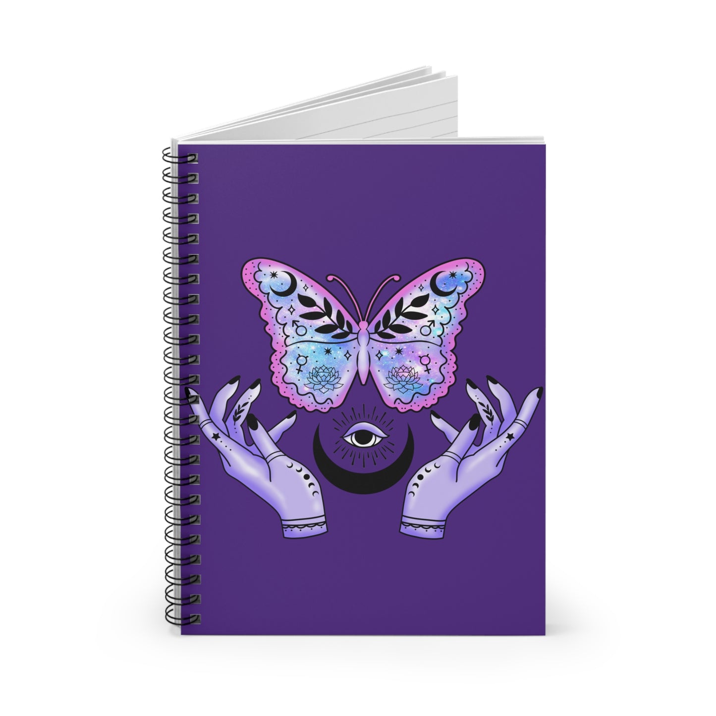 Mystical Magic: Spiral Notebook - Log Books - Journals - Diaries - and More Custom Printed by TheGlassyLass