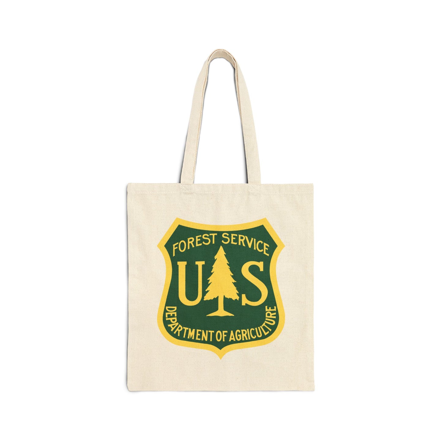 US Forest Service Logo Tote Bag - Heavyweight 100% Cotton Canvas by TheGlassyLass.com
