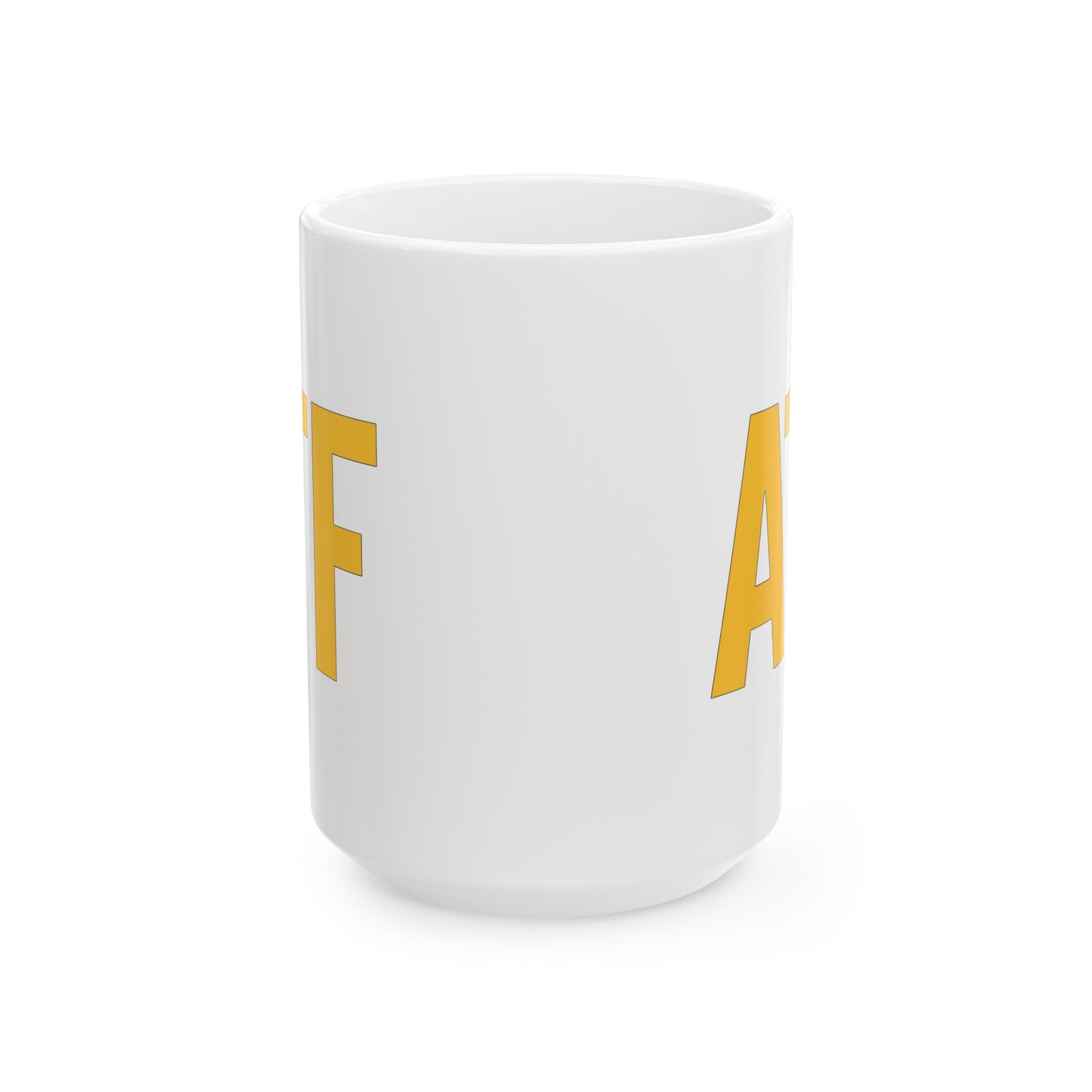 ATF Coffee Mug - Double Sided White Ceramic 15oz by TheGlassyLass.com