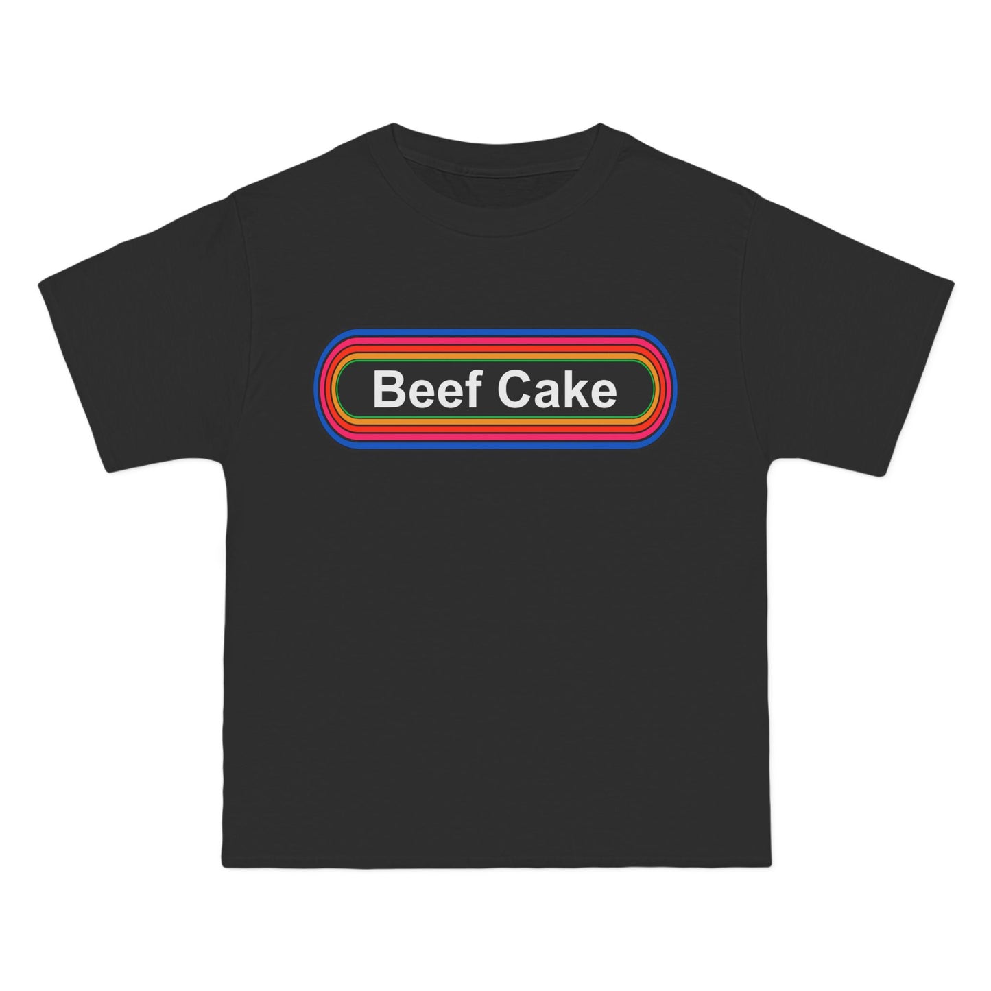 Beef Cake T-Shirt: (Hanes Beefy-T 100% Preshrunk Cotton Custom Printed by TheGlassyLass.com