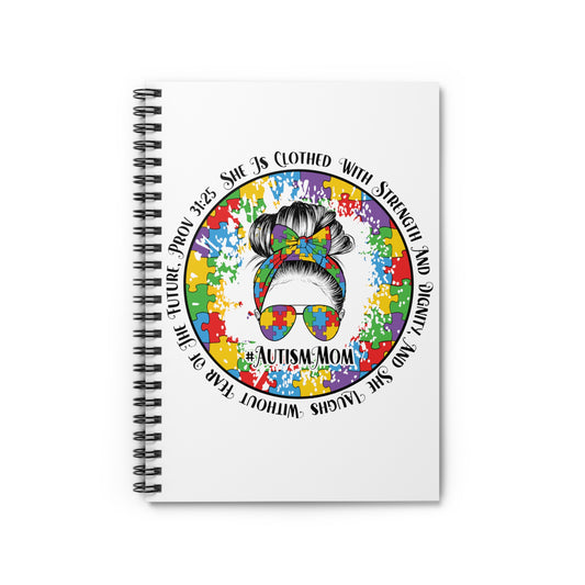 Autism Mom: Spiral Notebook - Log Books - Journals - Diaries - and More Custom Printed by TheGlassyLass