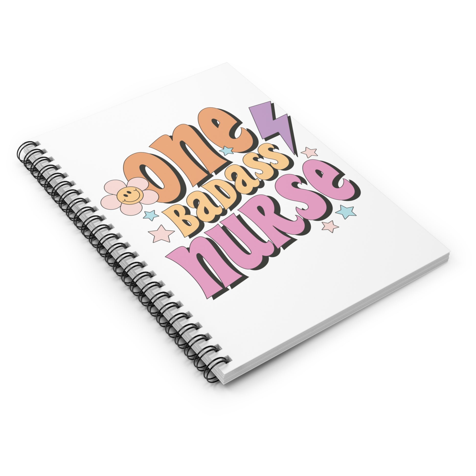 Badass Nurse: Spiral Notebook - Log Books - Journals - Diaries - and More Custom Printed by TheGlassyLass