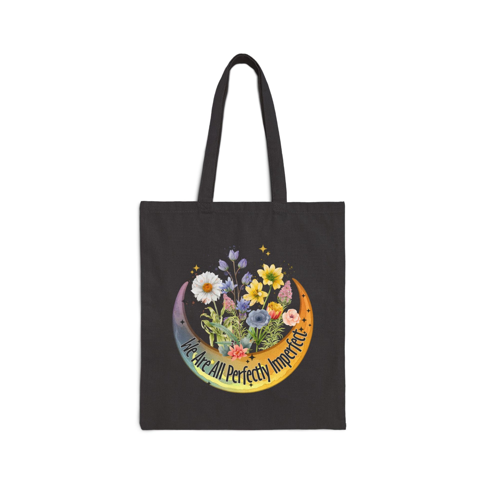 Perfectly Imperfect Tote Bag - Heavyweight 100% Cotton Canvas by TheGlassyLass.com