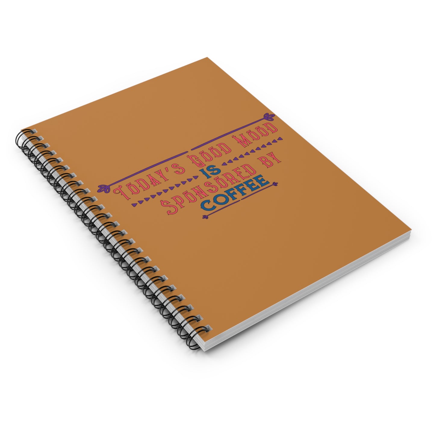 Today's Good Mood: Spiral Notebook - Log Books - Journals - Diaries - and More Custom Printed by TheGlassyLass.com