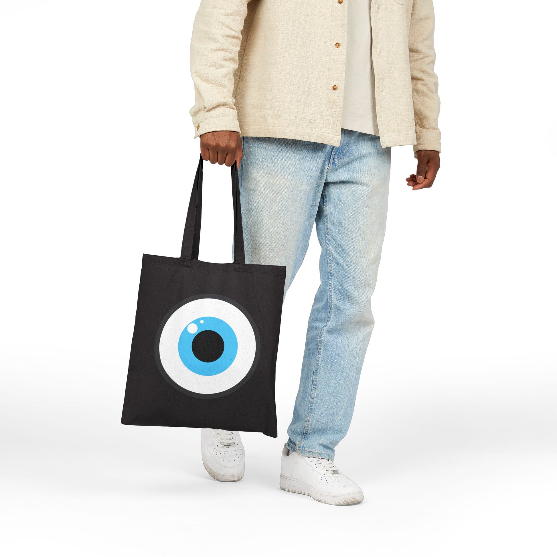 Eye On You Logo Tote Bag - Heavyweight 100% Cotton Canvas by TheGlassyLass.com