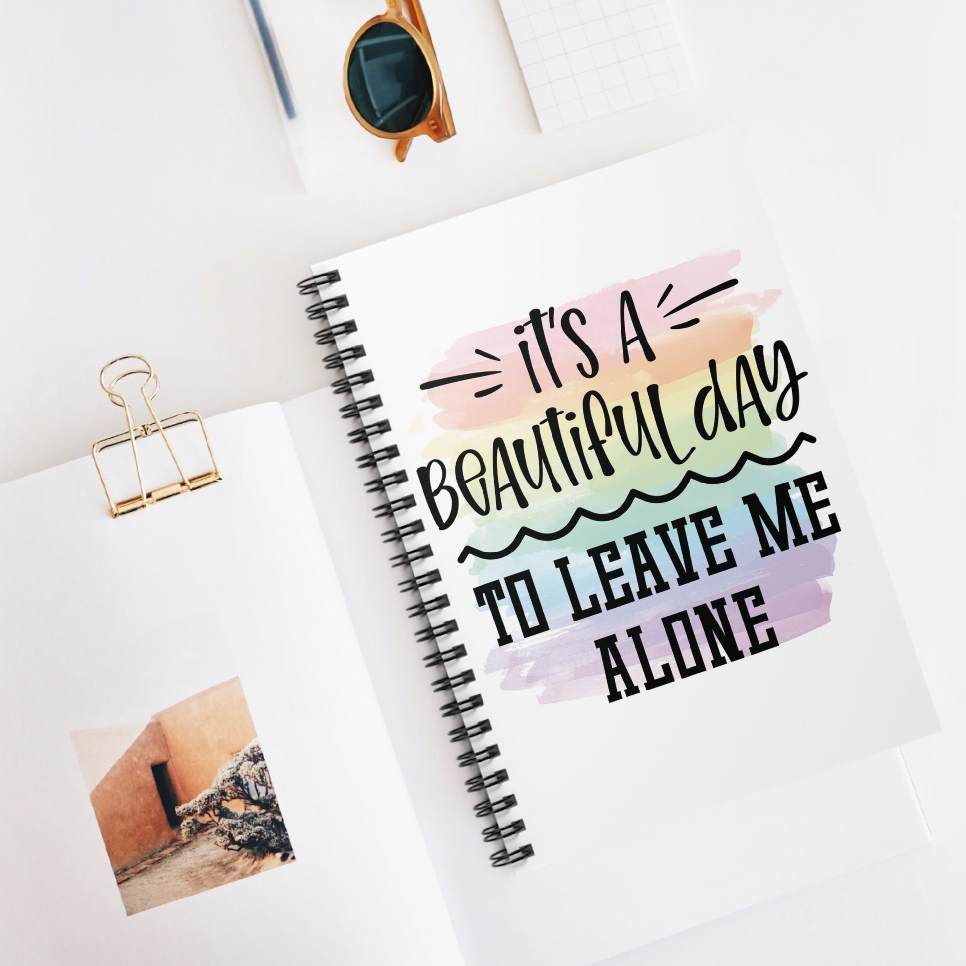 Beautiful Day: Spiral Notebook - Log Books - Journals - Diaries - and More Custom Printed by TheGlassyLass
