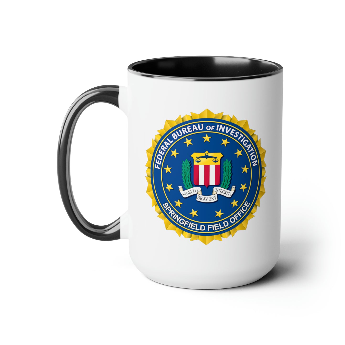 The FBI Springfield Field Office Custom Printed Coffee Mug by TheGlassyLass.com