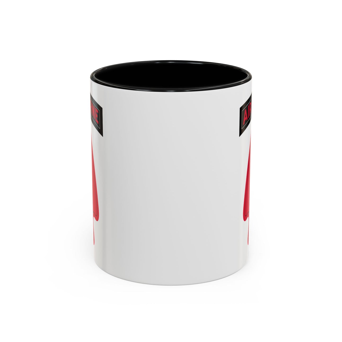 Delta Force Coffee Mug - Double Sided Black Accent White Ceramic 11oz by TheGlassyLass.com