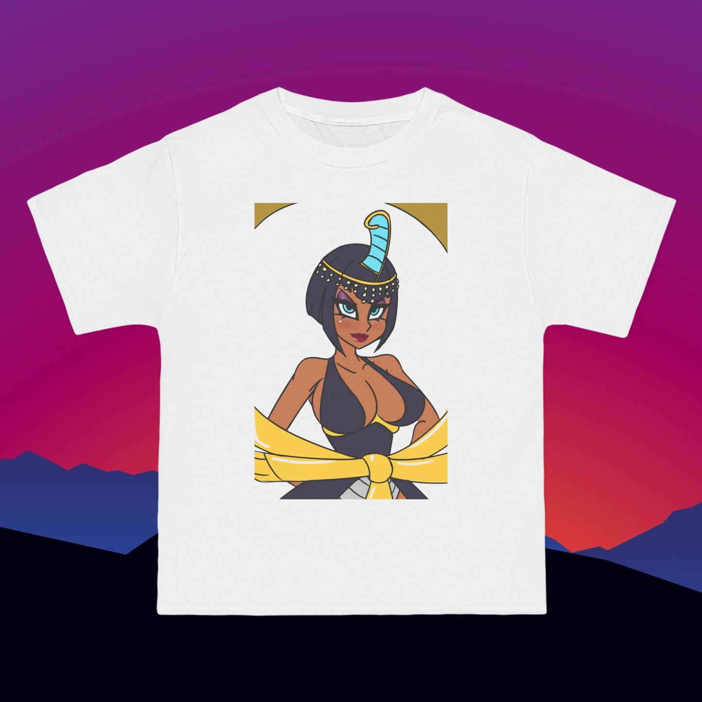 Yes My Queen T-Shirt: (Hanes Beefy-T 100% Preshrunk Cotton) Custom Printed by TheGlassyLass.com