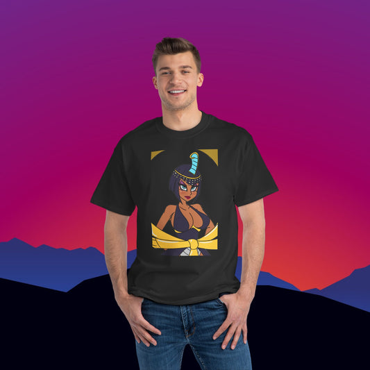 Yes My Queen T-Shirt: (Hanes Beefy-T 100% Preshrunk Cotton) Custom Printed by TheGlassyLass.com