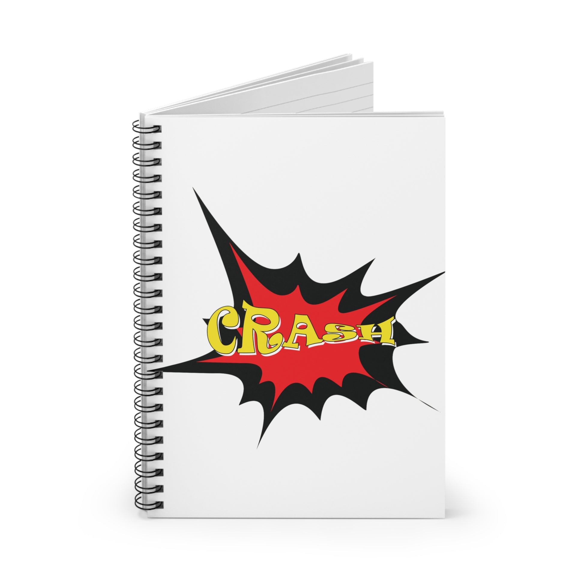 Superhero CRASH: Spiral Notebook - Log Books - Journals - Diaries - and More Custom Printed by TheGlassyLass