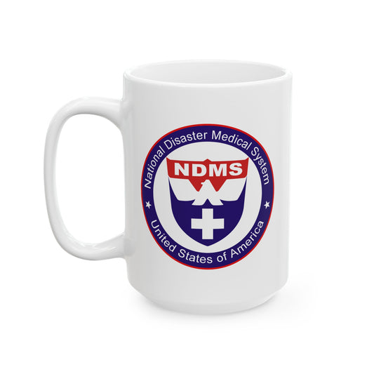 National Disaster Medical System Coffee Mug - Double Sided Print, White Ceramic, 15oz by TheGlassyLass.com
