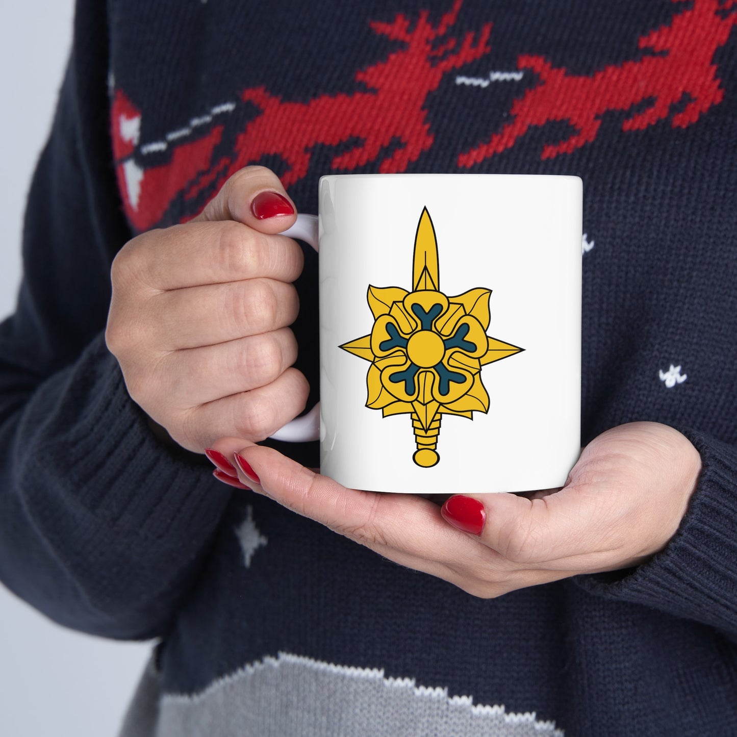 United States Army Intelligence Coffee Mug - Double Sided White Ceramic 11oz by TheGlassyLass.com