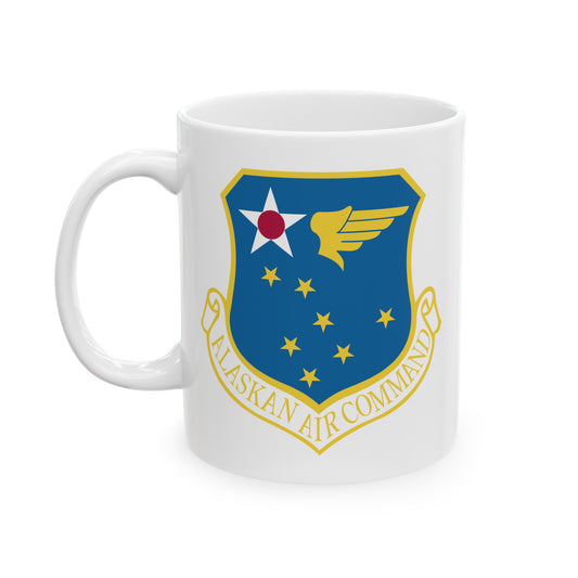 US Air Force Alaskan Air Command - Double Sided White Ceramic Coffee Mug 11oz by TheGlassyLass.com