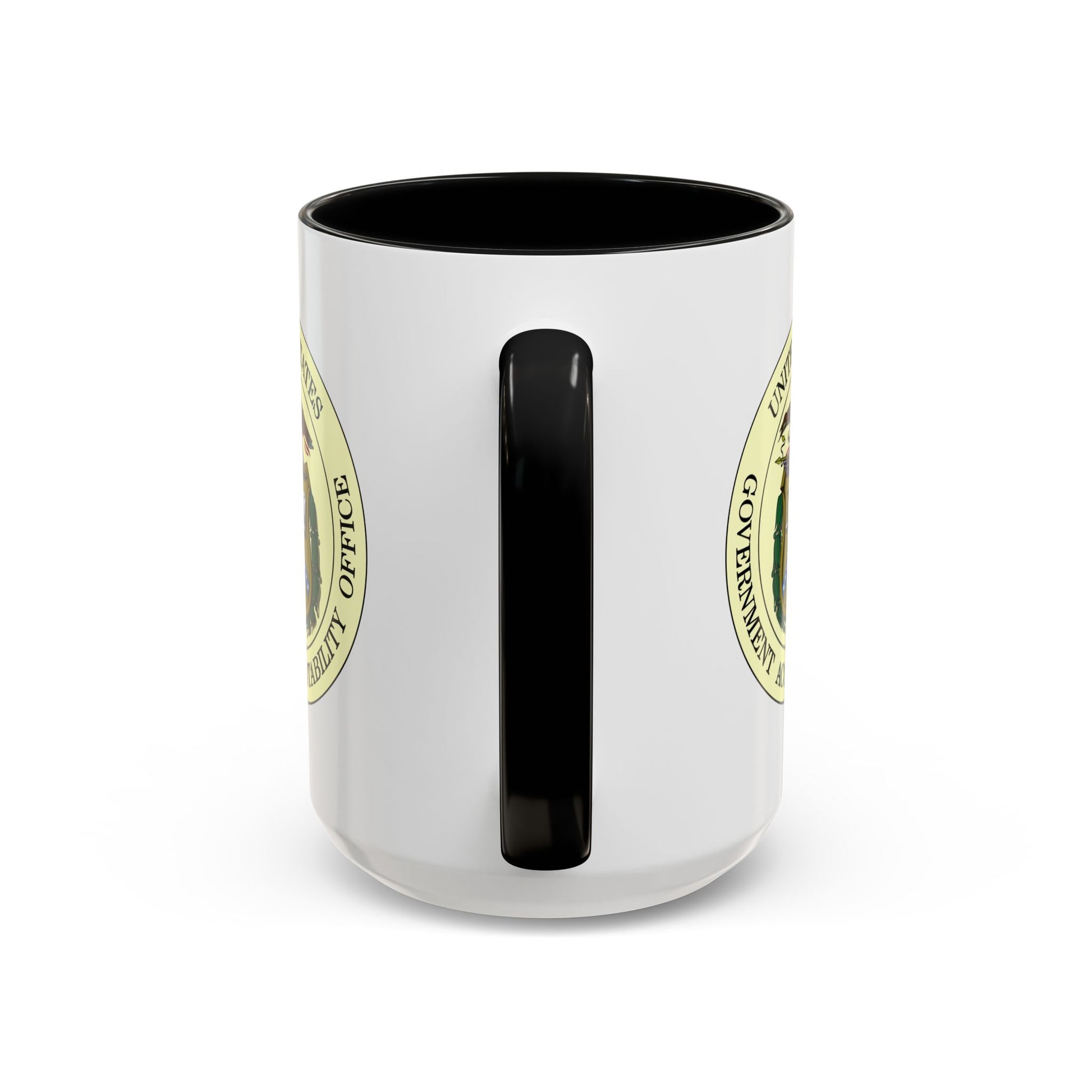 United States Government Accountability Office Seal Coffee Mug - Double Sided Black Accent White Ceramic 15oz by TheGlassyLass.com