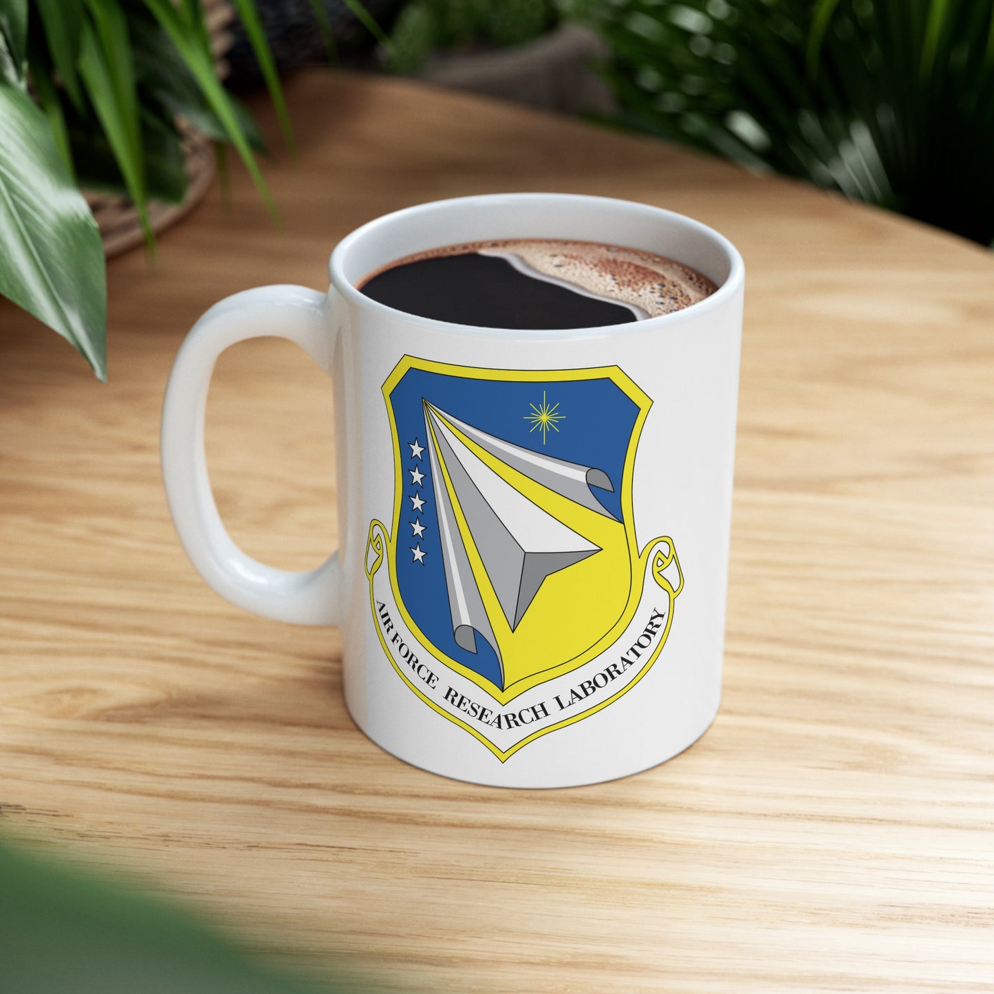Air Force Research Laboratory - Double Sided White Ceramic Coffee Mug 11oz by TheGlassyLass.com