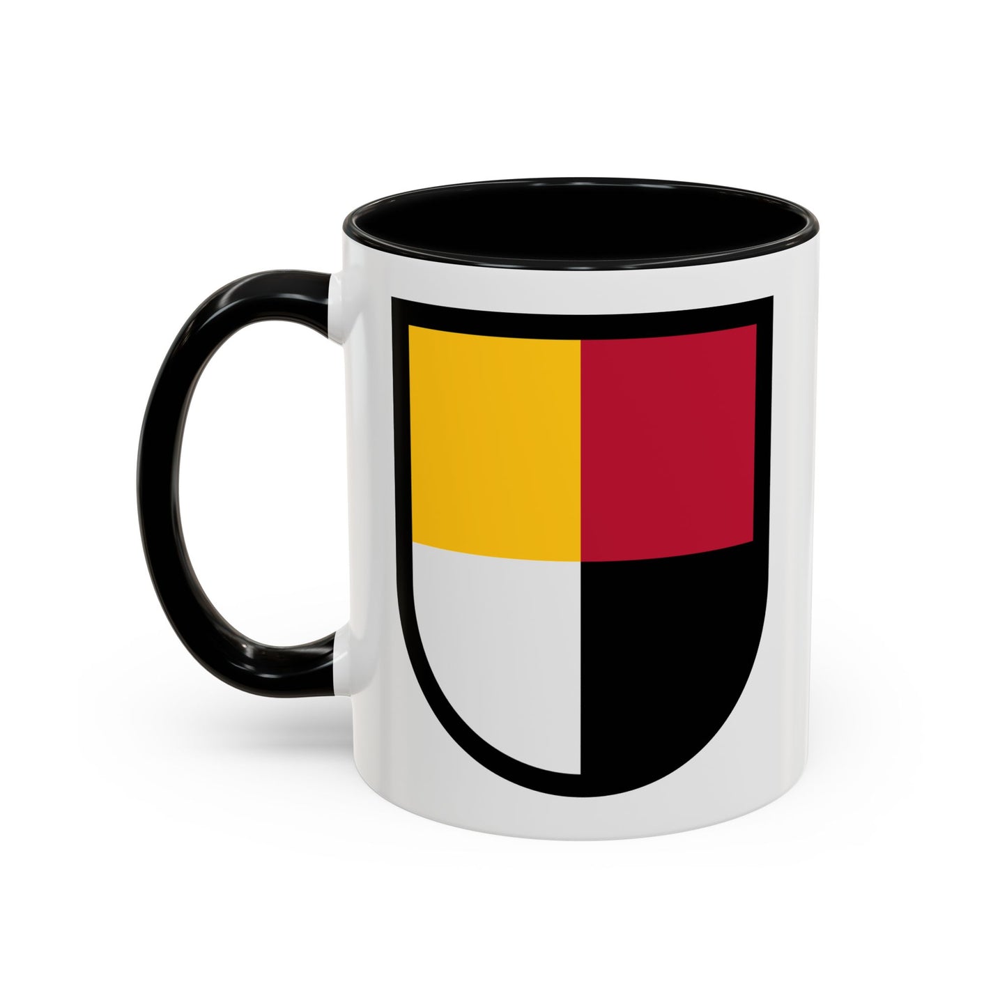 3rd Special Forces Beret Flash Coffee Mug - Double Sided Print, Black Accent White Ceramic, 11oz by TheGlassyLass.com