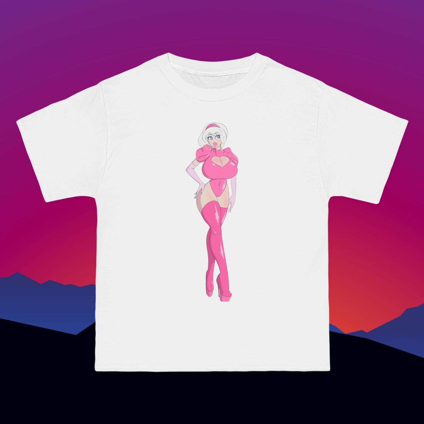 I'm Walkin' Here Anime T-Shirt: (Hanes Beefy-T 100% Preshrunk Cotton Custom Printed by TheGlassyLass.com