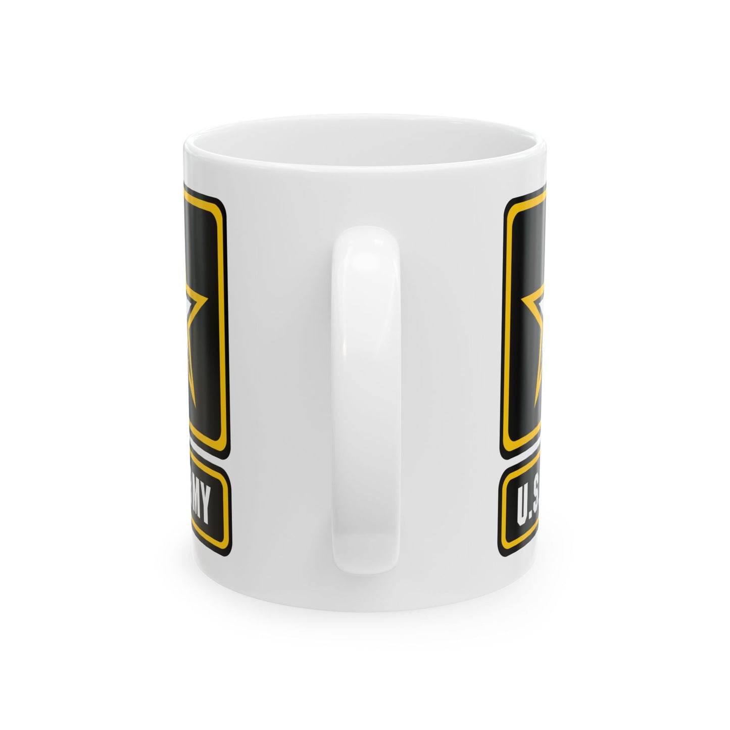 US Army Seal Coffee Mug - Double Sided Print, White Ceramic, 11oz by TheGlassyLass.com