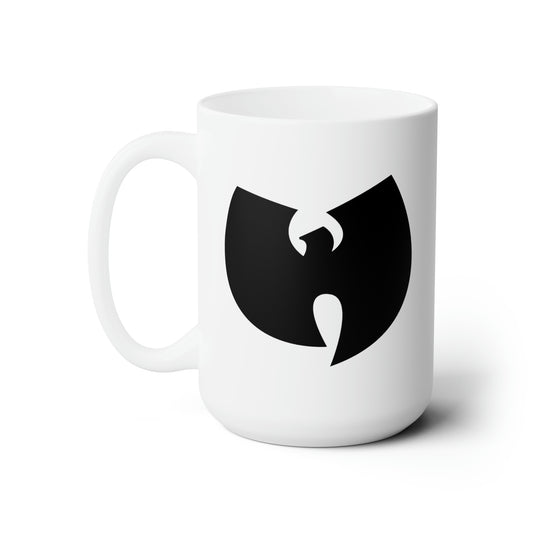 Wu-Tang Black Coffee Mug - Double Sided White Ceramic 15oz by TheGlassyLass.com