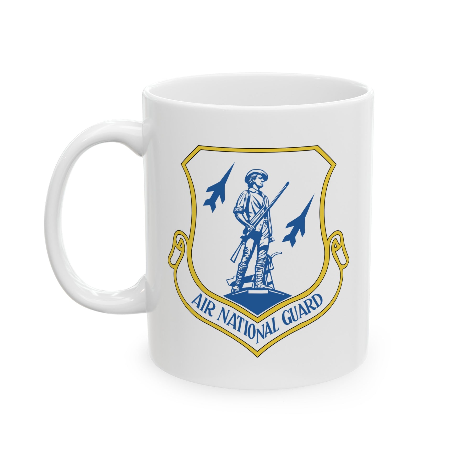 US Air Force Air National Guard - Double Sided White Ceramic Coffee Mug 11oz by TheGlassyLass.com