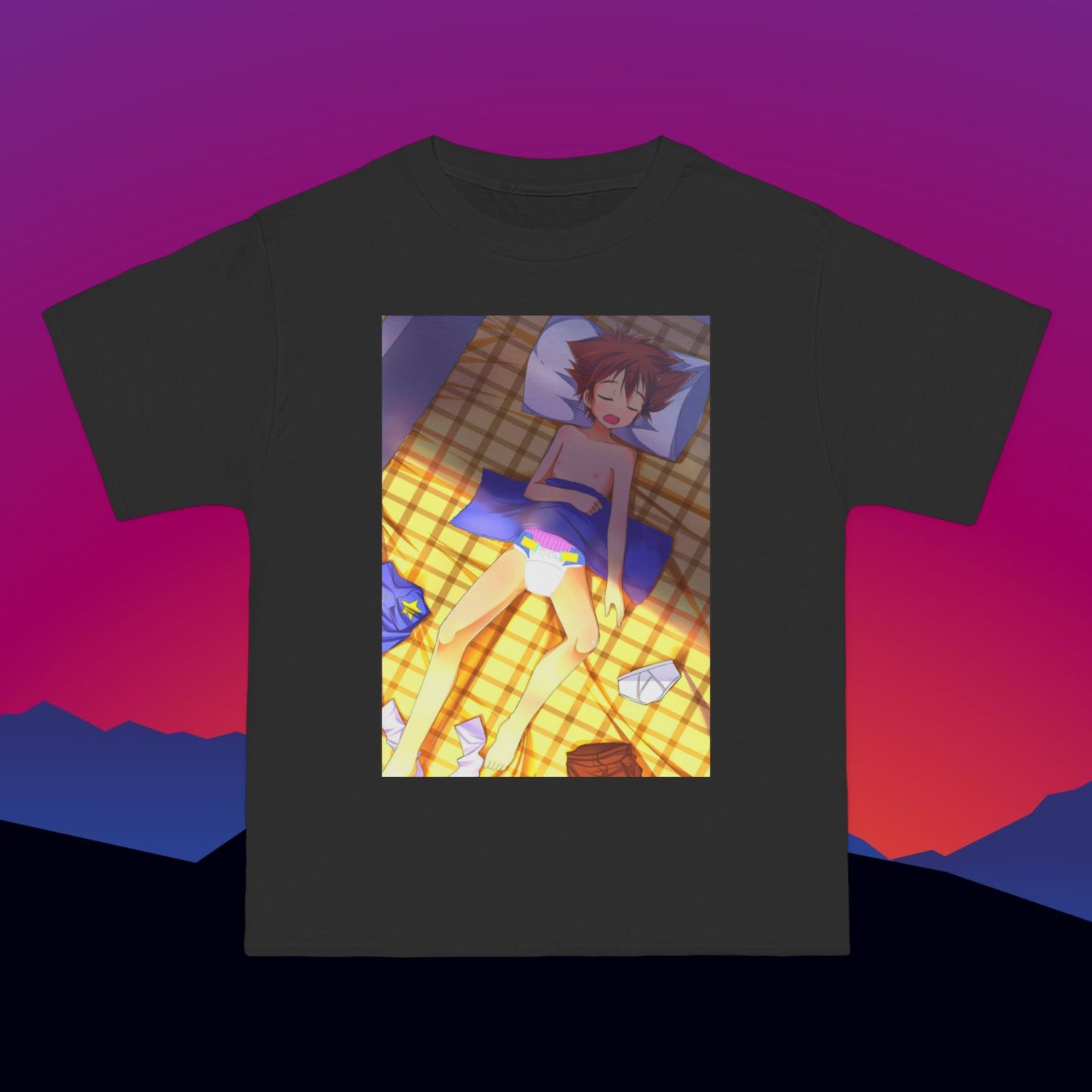 ABDL Nap Time T-Shirt: (Hanes Beefy-T 100% Preshrunk Cotton Custom Printed by TheGlassyLass.com