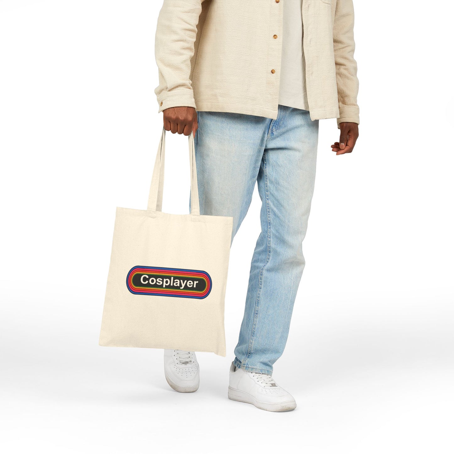 Cosplayer Halloween Tote Bag - Heavyweight 100% Cotton Canvas by TheGlassyLass.com