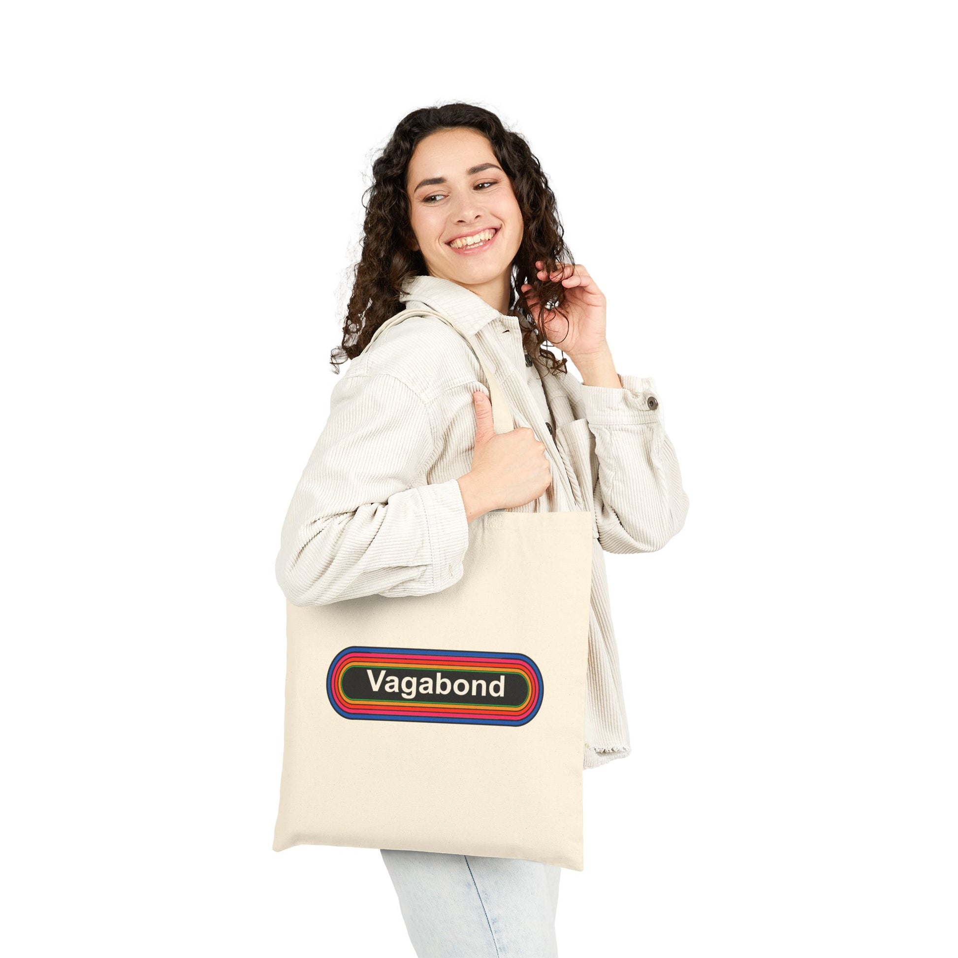 Vagabond Tote Bag - Heavyweight 100% Cotton Canvas by TheGlassyLass.com