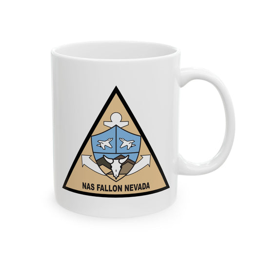 Naval Air Station Fallon Coffee Mug - Wrap Print White Ceramic 11oz - by TheGlassyLass.com