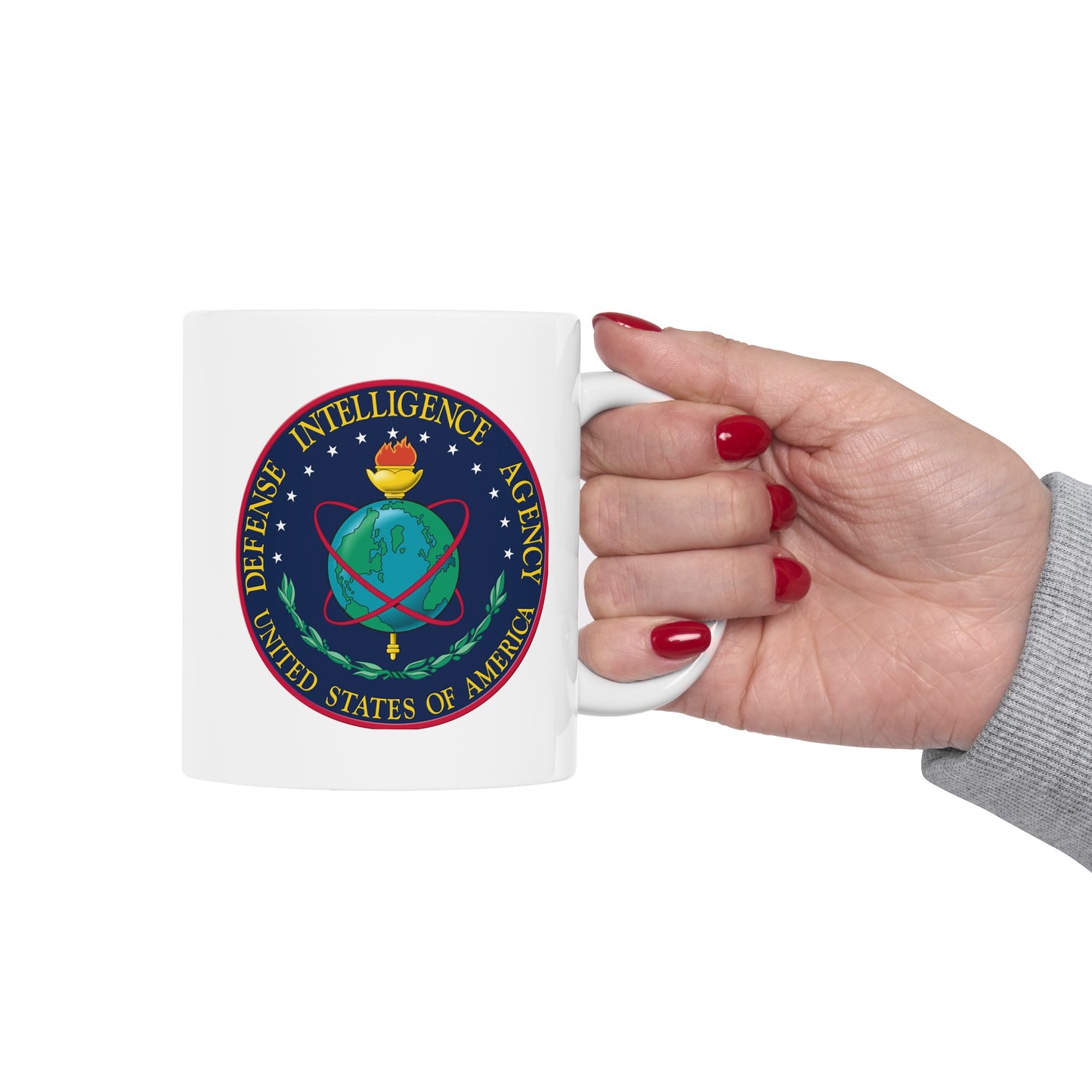US Defense Intelligence Agency Coffee Mug - Double Sided White Ceramic 11oz by TheGlassyLass.com
