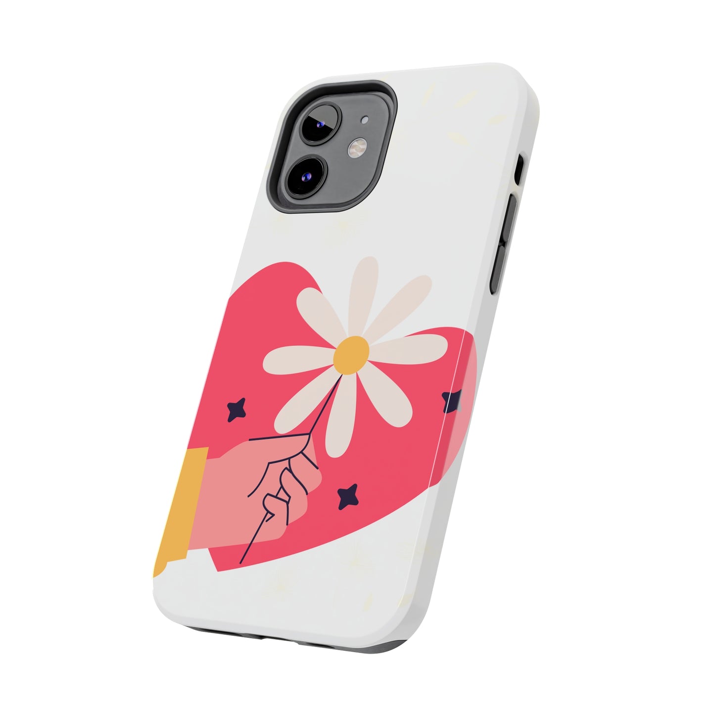 Open Heart: iPhone Tough Case Design - Wireless Charging - Superior Protection - Original Graphics by TheGlassyLass.com