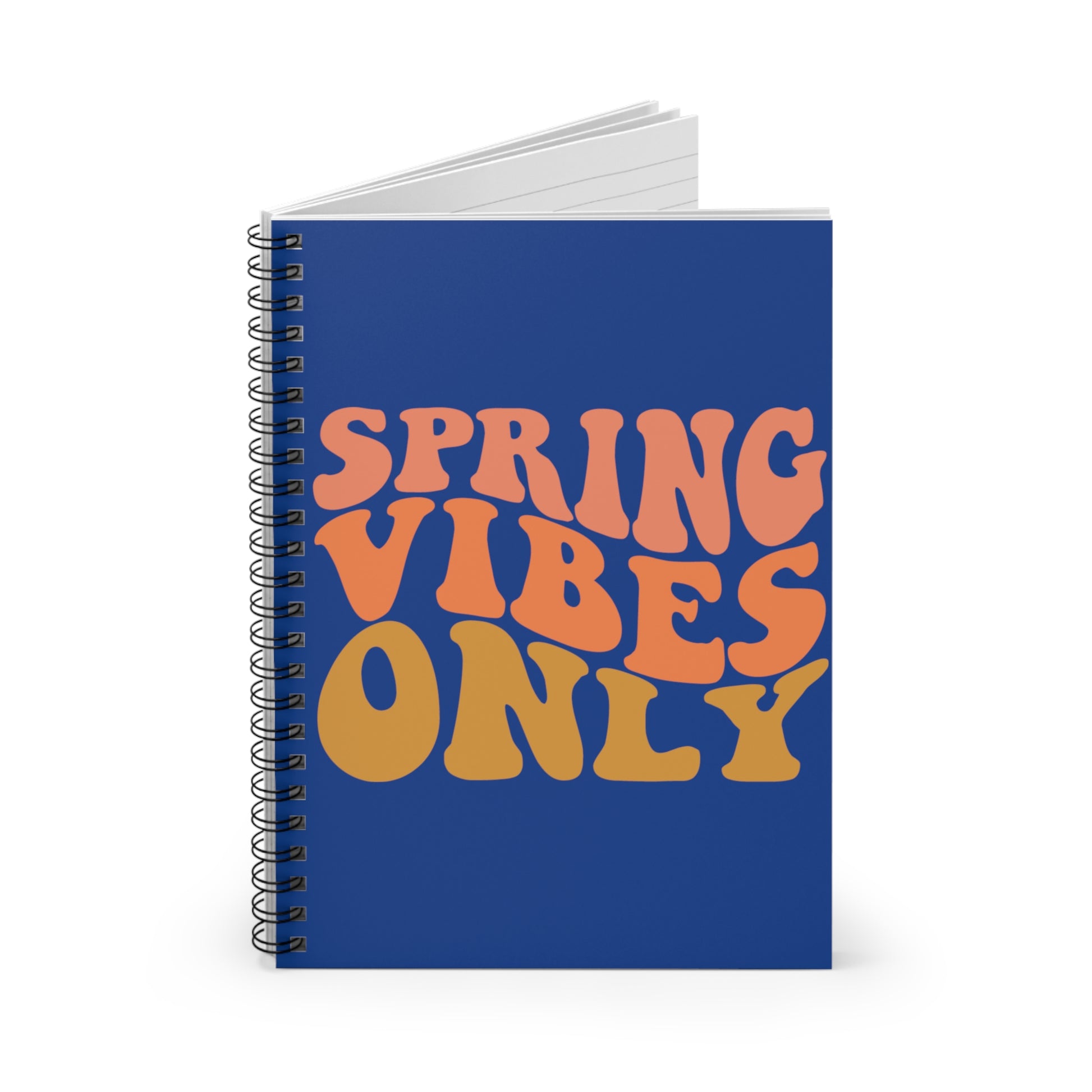 Spring Vibes Only: Spiral Notebook - Log Books - Journals - Diaries - and More Custom Printed by TheGlassyLass.com