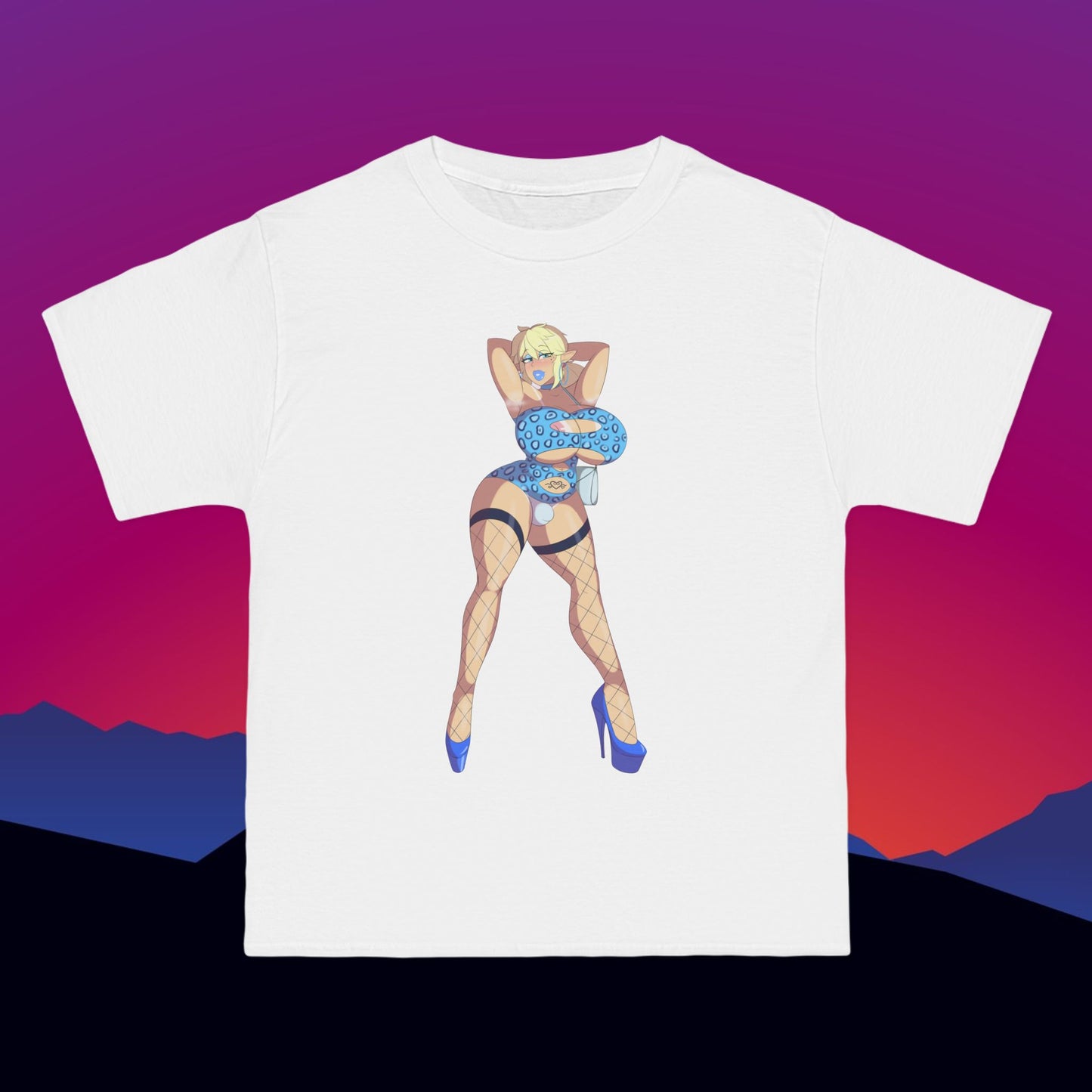 Feeling Flirty T-Shirt: (Hanes Beefy-T 100% Preshrunk Cotton) Custom Printed by TheGlassyLass.com