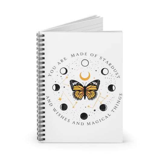 Made of Stardust: Spiral Notebook - Log Books - Journals - Diaries - and More Custom Printed by TheGlassyLass