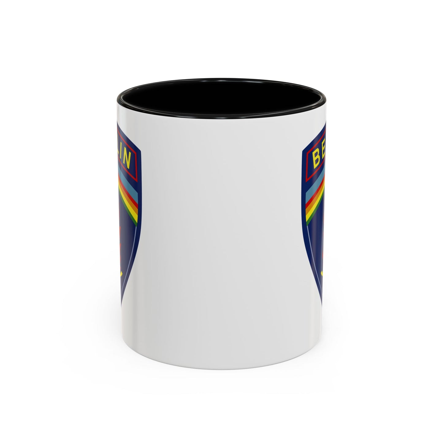 US Army Berlin Brigade Insignia - Double Sided Black Accent White Ceramic Coffee Mug 11oz by TheGlassyLass.com