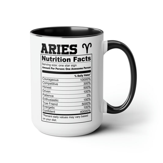 Aries Tarot Card Coffee Mug Custom Printed by TheGlassyLass.com Microwave Oven & Dishwasher Safe