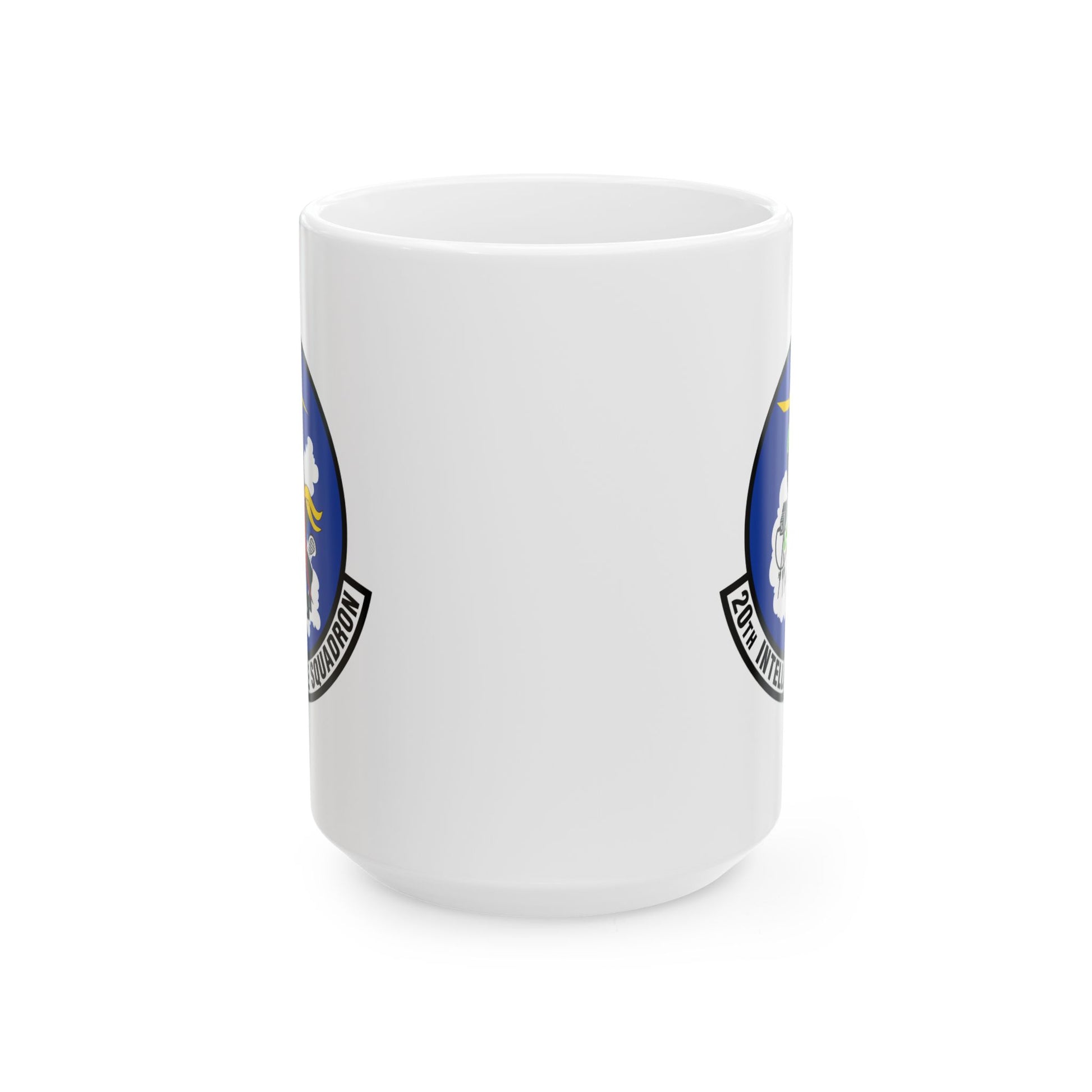 20th Intelligence Squadron Coffee Mug - Double Sided Print, White Ceramic, 15oz by TheGlassyLass.com