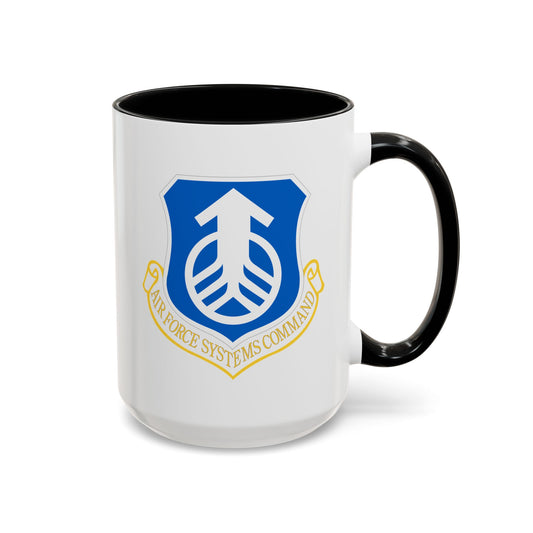 US Air Force Systems Command Seal Coffee Mug - Double Sided Print, White Ceramic, 11oz by TheGlassyLass.com