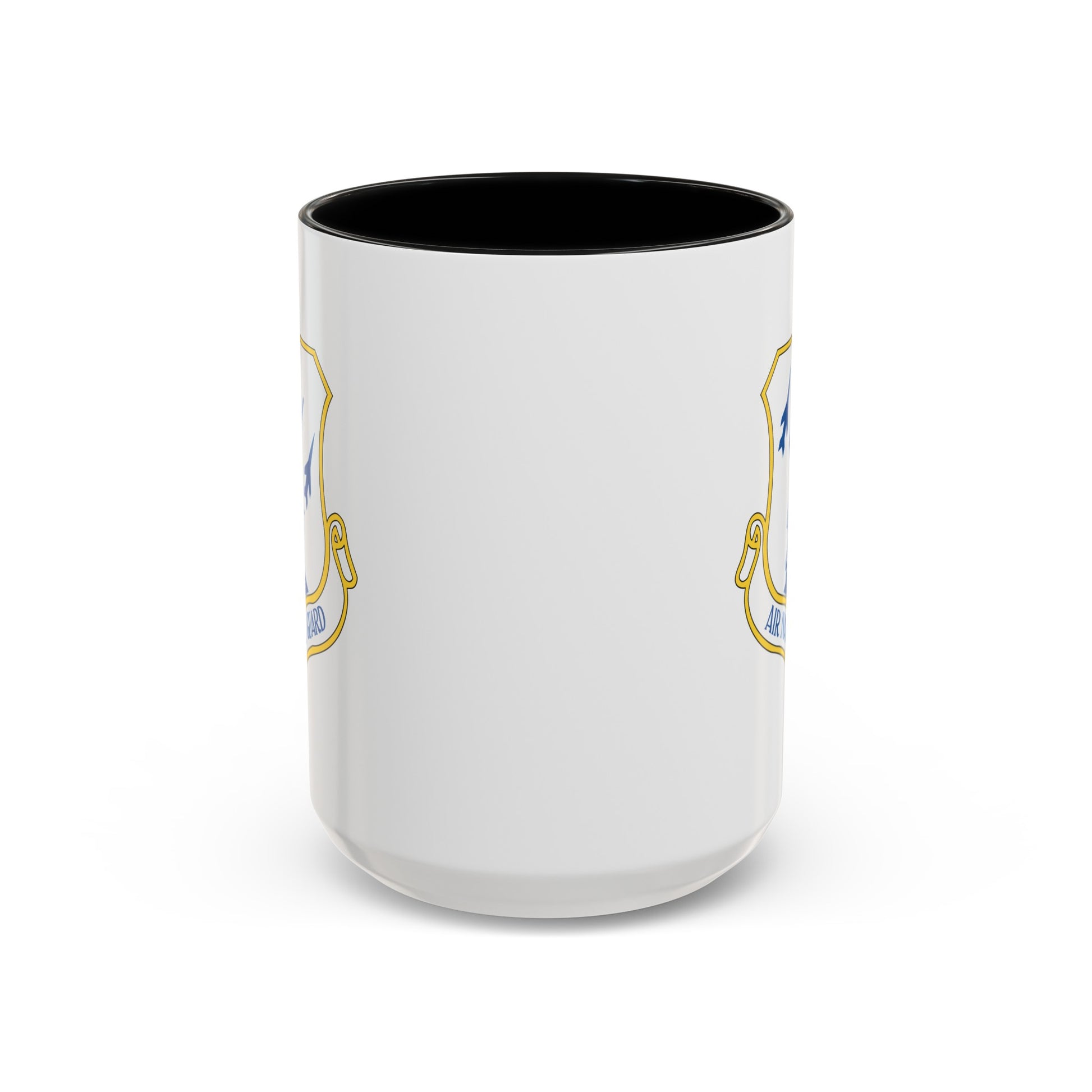 US Air Force Air National Guard - Double Sided Black Accent White Ceramic Coffee Mug 15oz by TheGlassyLass.com