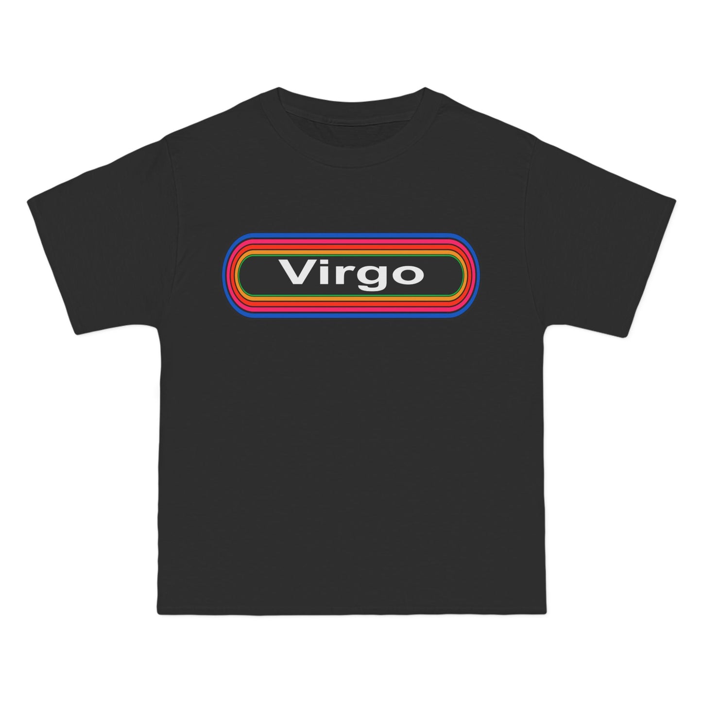 Virgo Zodiac T-Shirt: (Hanes Beefy-T 100% Preshrunk Cotton Custom Printed by TheGlassyLass.com