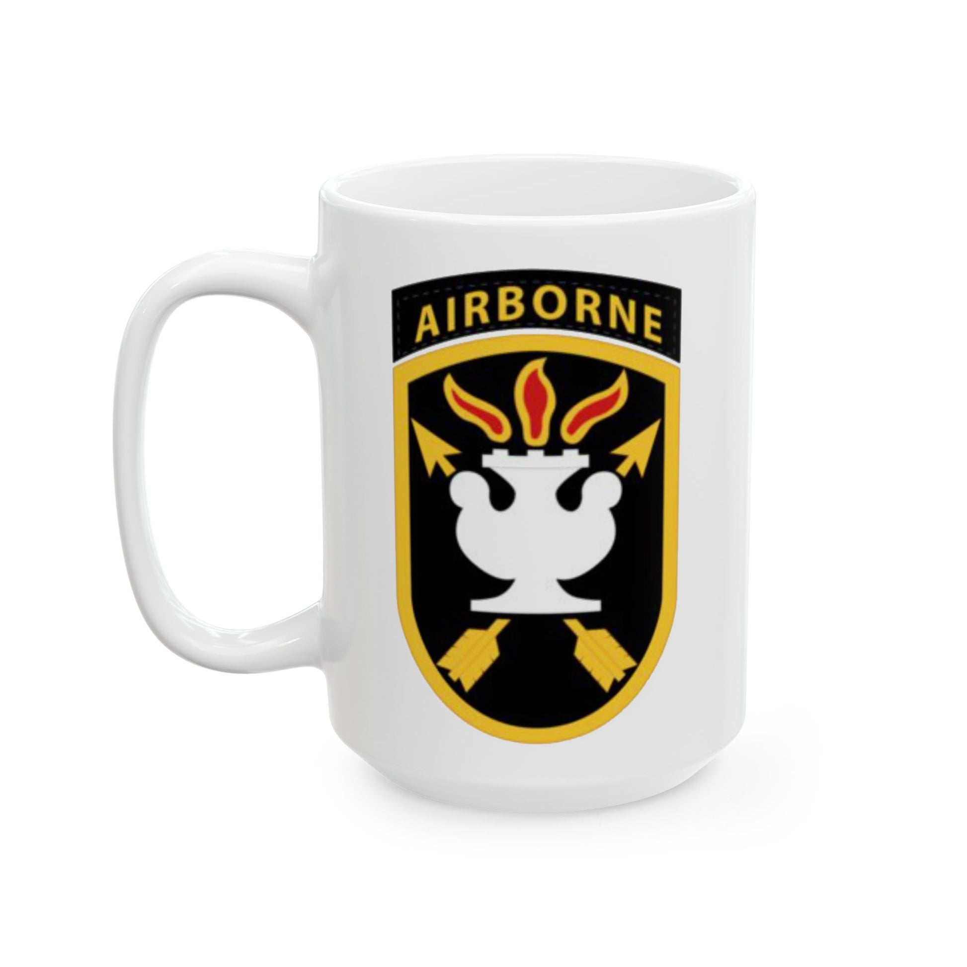 Kennedy Center Special Warfare Coffee Mug - Double Sided White Ceramic 15oz by TheGlassyLass.com