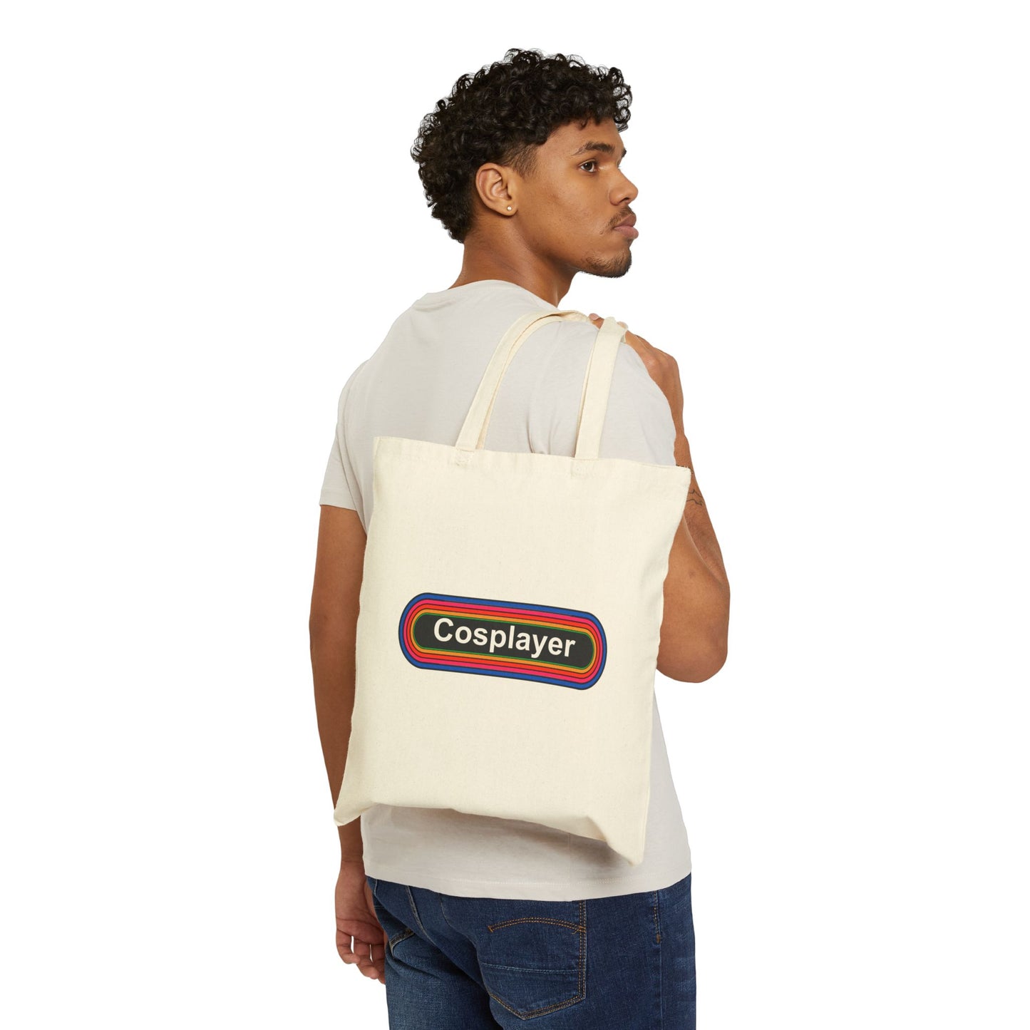 Cosplayer Halloween Tote Bag - Heavyweight 100% Cotton Canvas by TheGlassyLass.com