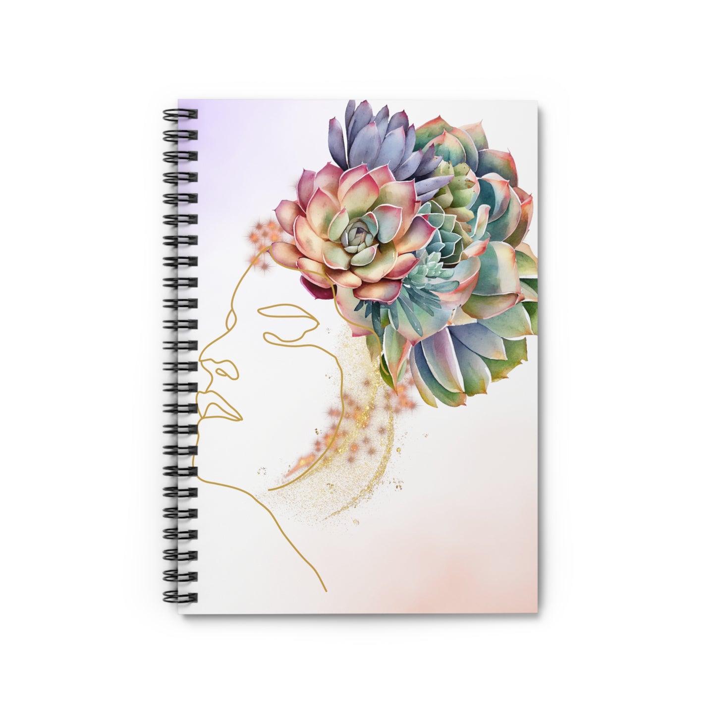 Succulent Love: Spiral Notebook - Log Books - Journals - Diaries - and More Custom Printed by TheGlassyLass.com