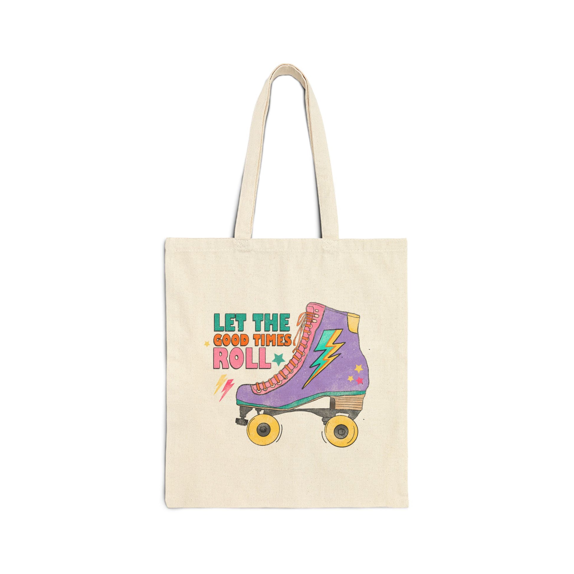 Let The Good Times Roll Tote Bag - Heavyweight 100% Cotton Canvas by TheGlassyLass.com