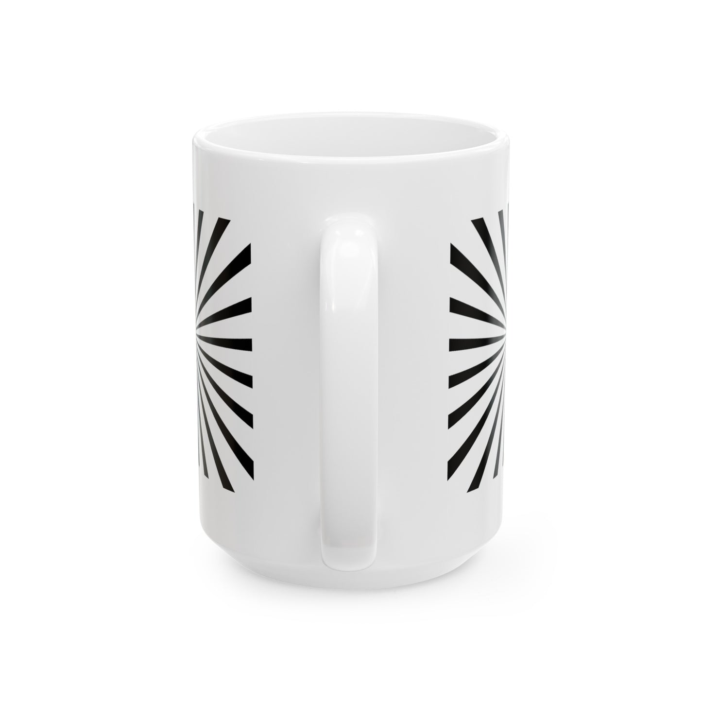 Hypnotize Coffee Mug - Dobule Sided White Ceramic 15oz by TheGlassyLass.com