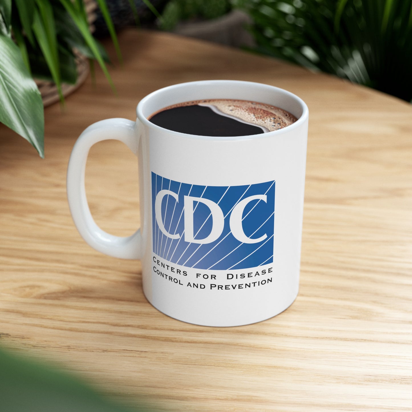 CDC Coffee Mug - Double Sided White Ceramic 11oz by TheGlassyLass.com