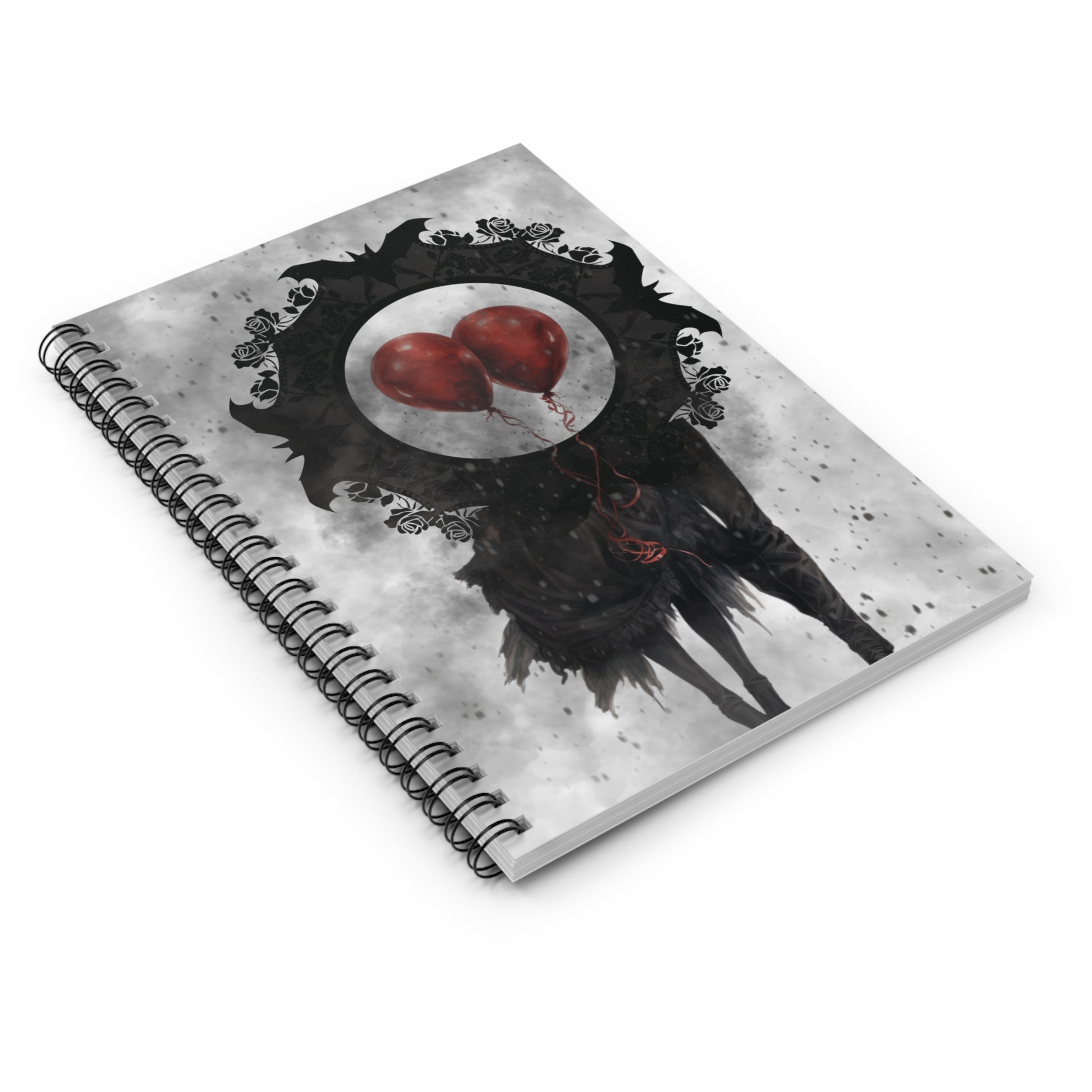 Red Balloon: Spiral Notebook - Log Books - Journals - Diaries - and More Custom Printed by TheGlassyLass